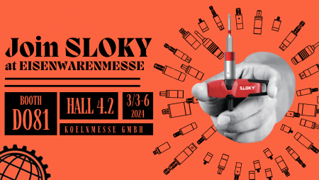 Sloky จะเข้าร่วมงาน EISENWARENMESSE ในเยอรมนี！ Hall 4.2 บูธ D081！ - Sloky ไอเซนวาเรนเมสเซ่
